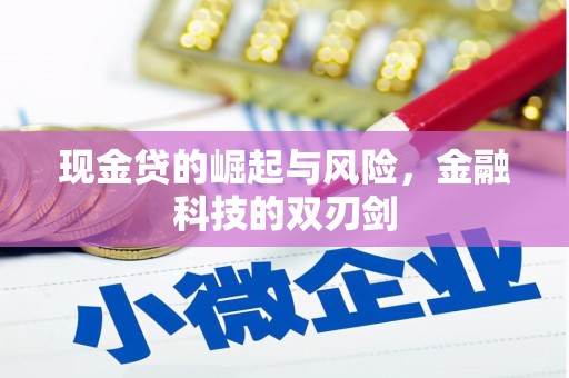 鄂托克前旗现金贷的崛起与风险，金融科技的双刃剑