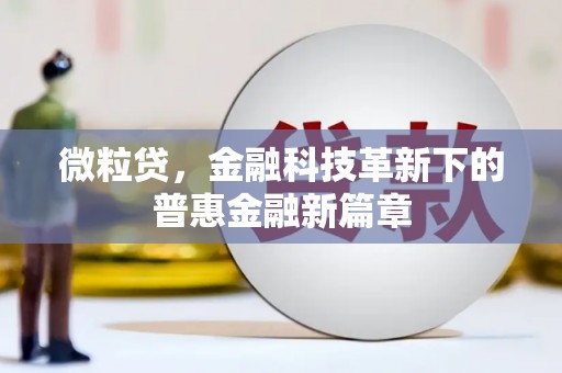 鄂托克前旗微粒贷，金融科技革新下的普惠金融新篇章