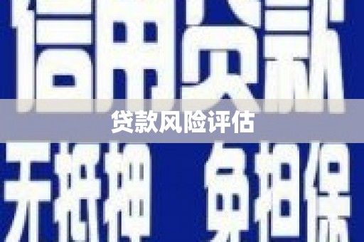 鄂托克前旗贷款风险评估